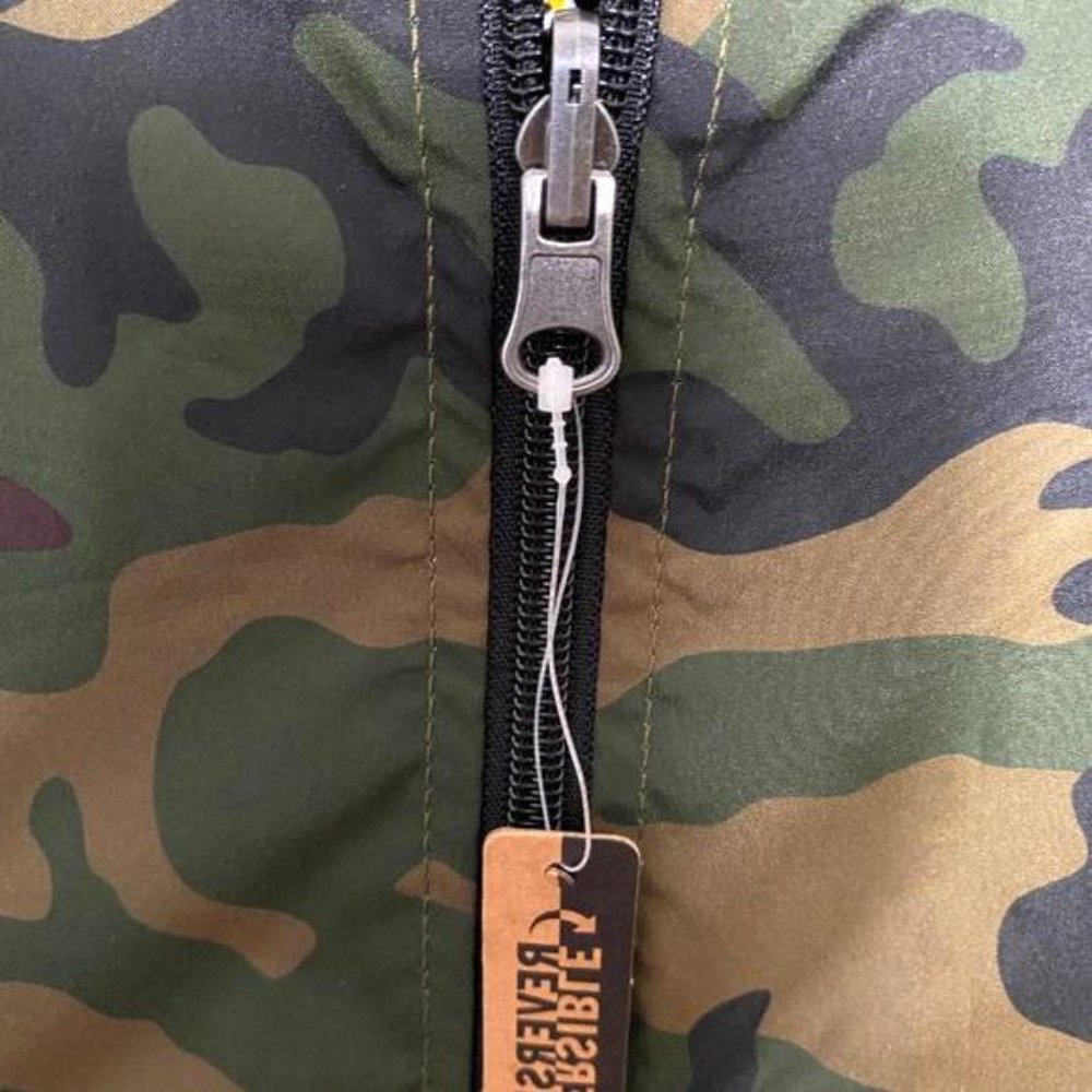 Vans Sport Check Reversible Jacket Black Casual Camo VN0A4SB2BLK XS Size Women's - Picture 3 of 13